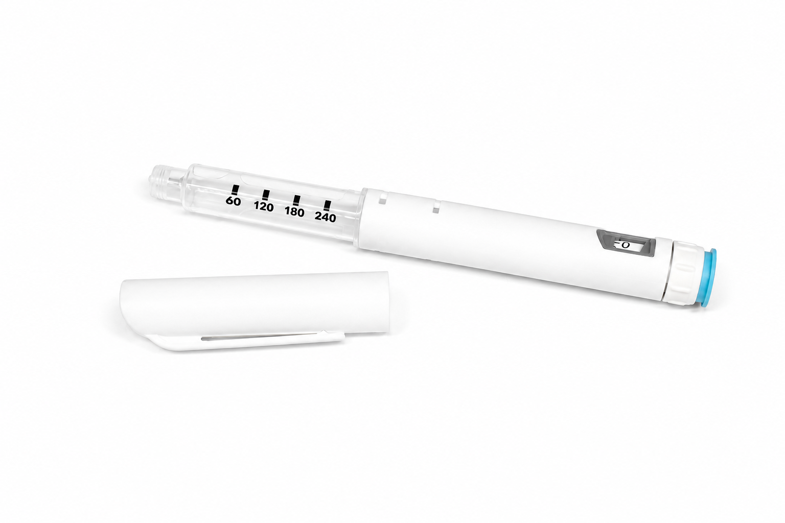 Empty Disposable Peptide Pens - Blue Tip (60IU/3ml)