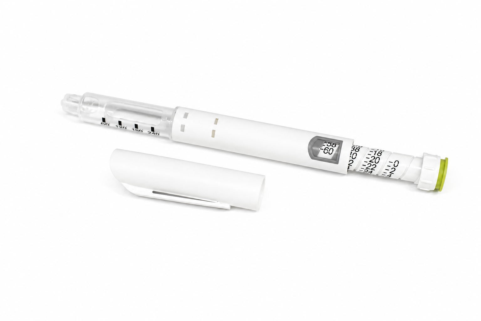 Empty Disposable Peptide Pens - Green Tip (60IU/3ml)